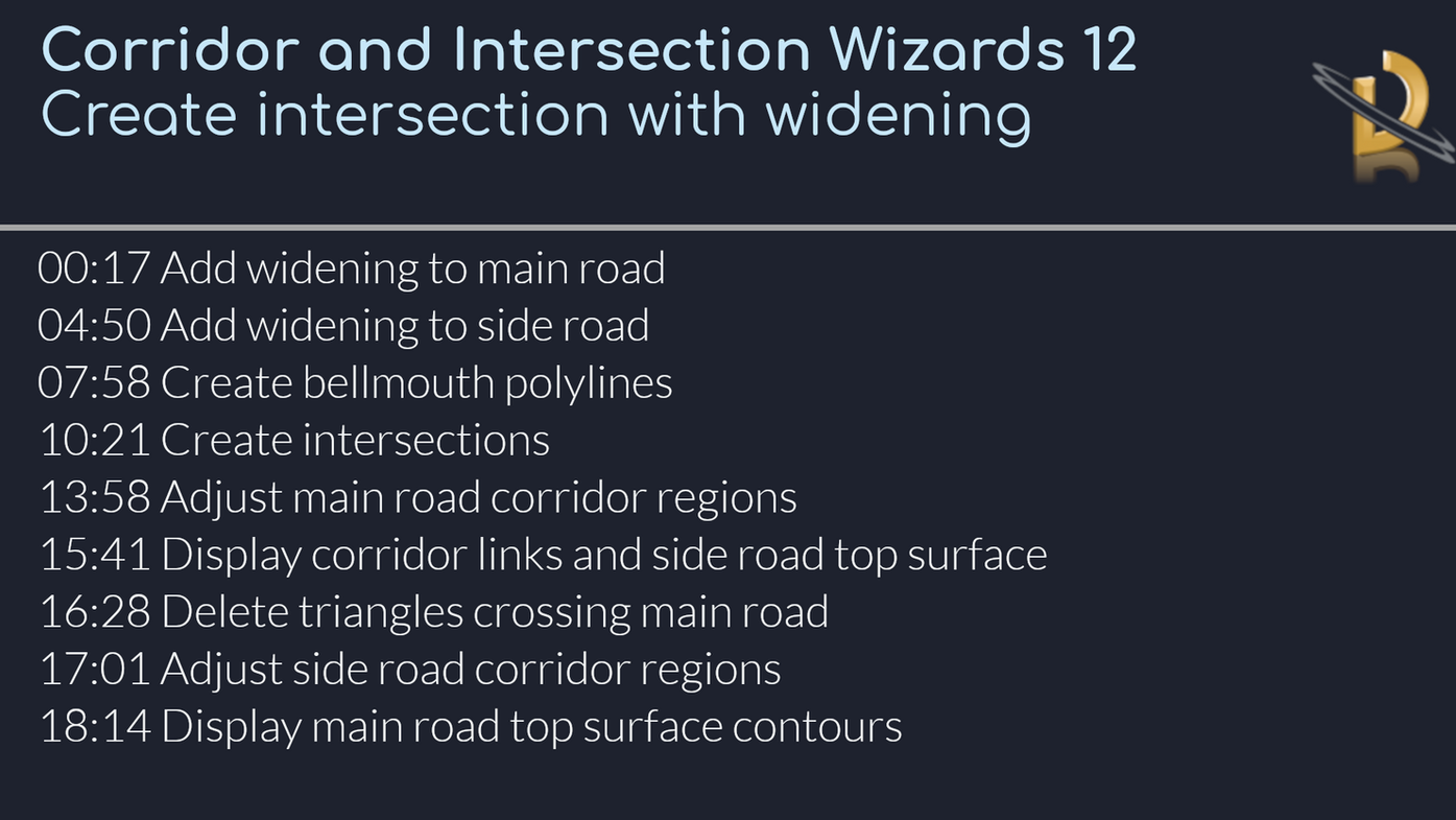 Corr. and Intersec. Wizards 12-Create intersection with widening